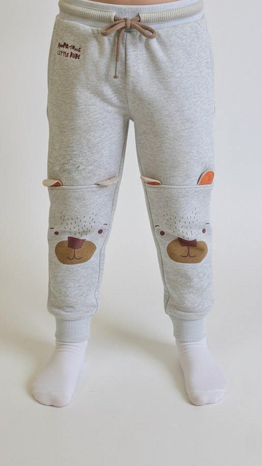 ROAD WEAR KIDS PRINTED BEAR TROUSER
