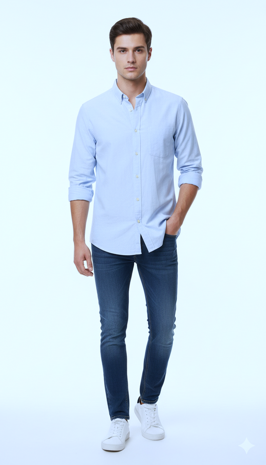 ZR MENS BASIC POCKET SHIRT