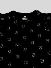 H&M girls black t-shirt