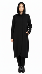 JANINA WOMENS OPEN KNEE LENGTH HOODIE