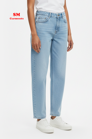 ZR WOMENS MOM FIT COMFORT HIGH-WAIST JEANS