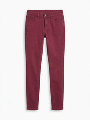 Girls BRANDED Berry Wine Skinny Fit Stretch Denim Pants| SM GARMENTS