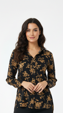 HHR WOMEN FLORAL PRINTED SHIRT