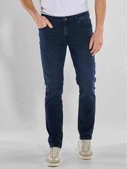 ENGBERS Super Stretch Jeans Slim Fit Indigo Blue