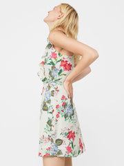 Women Floral Wrap Dress