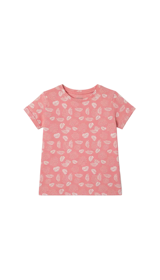 NAME IT Girls Floral Printed T Shirt
