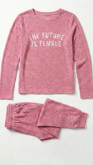 YAMAMAY Womens Printed Sleep Wear Suit