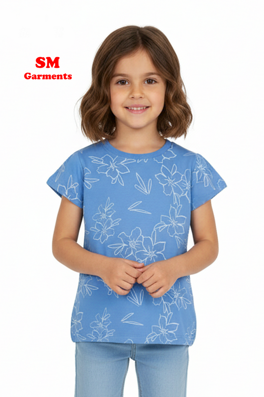 DU PAREIL GIRLS PRINTED T-SHIRT