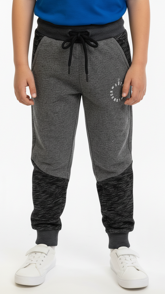 ROAD WEAR KIDS TWO TONE TEXTURED TROUSER