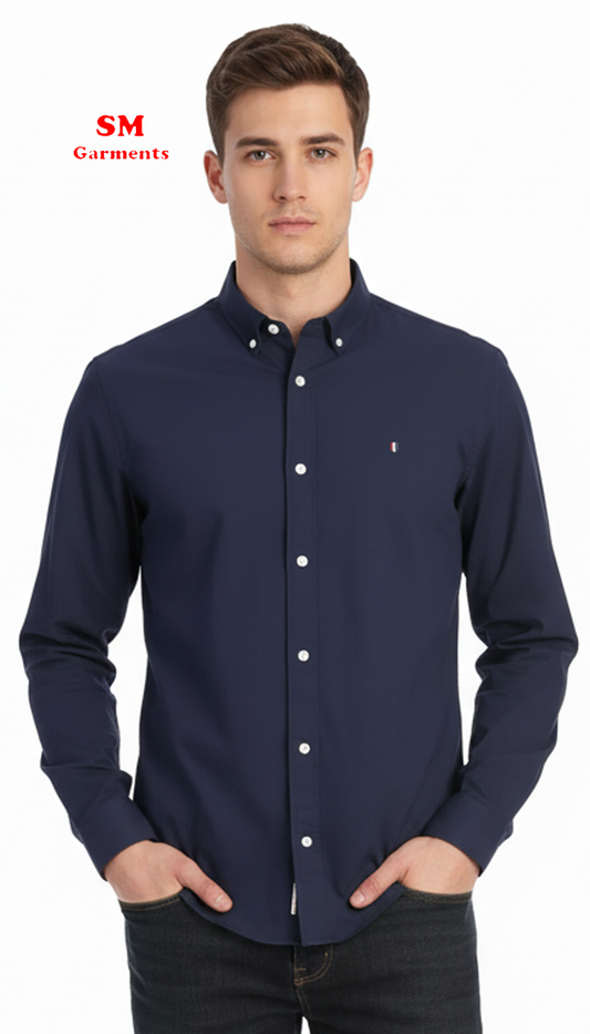 JACK & JONES JPRBLUSUMMER SHIELD SHIRT LS NAVY BLAZER