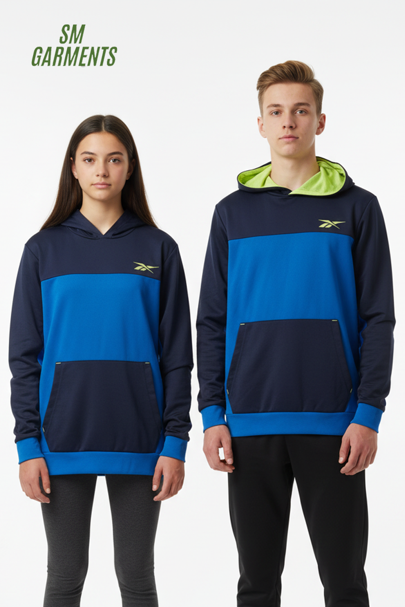 REEBOK FASHION COLOR BLOCK HOODIE