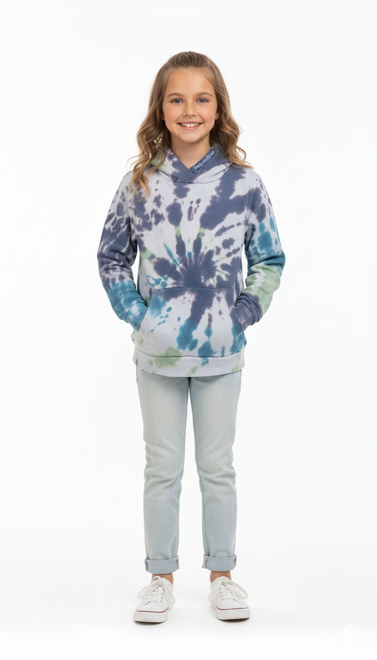 ROADWEAR GIRLS TIE DYE HOODIE