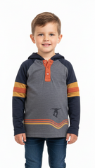 ROADWEAR BOYS SHARK PRINTED HOODIE