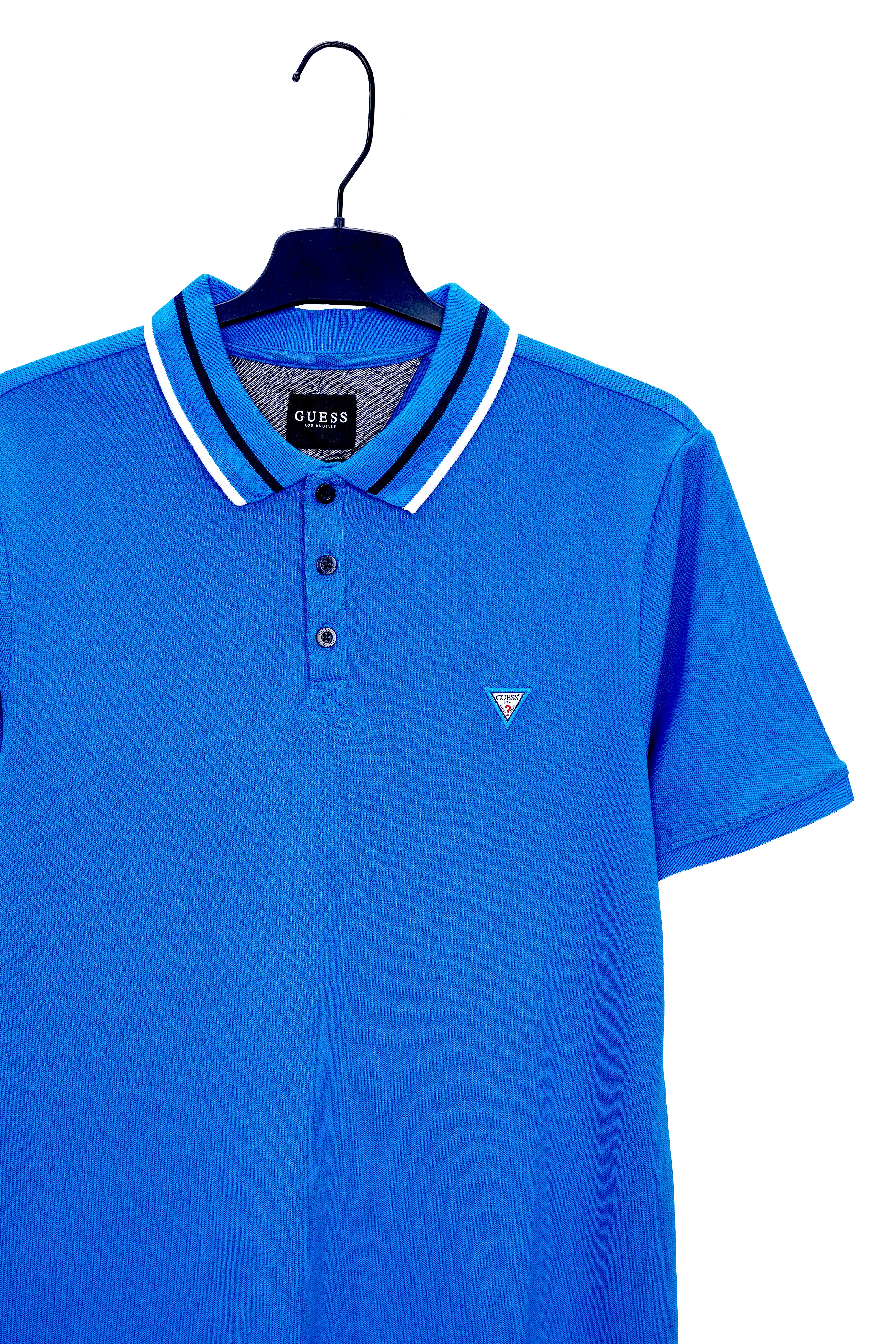 GUESS CONTRASTING TRIM POLO