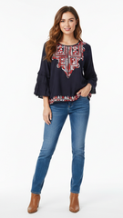 FOREVER 21 Women Embroided T Shirt