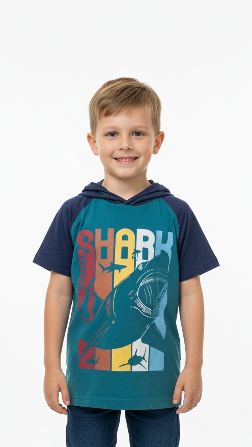 ROADWEAR BOYS SHARK PRINTED HOODIE