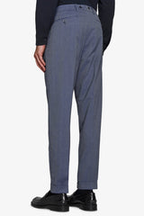 Dan Jhon Powder blue Herringbone trousers