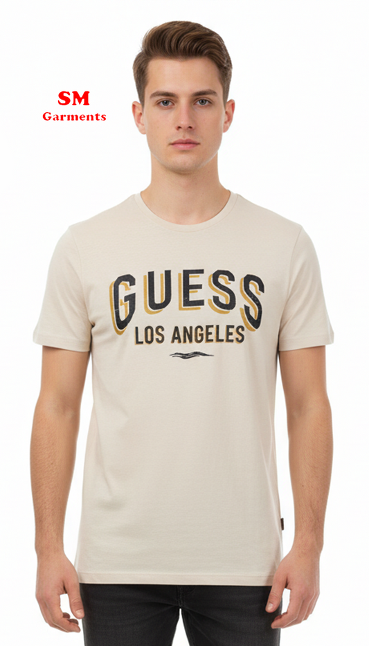 GUESS MENS PRINTED T-SHIRT