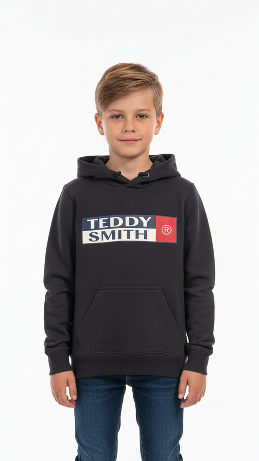 TEDDY SMITH BOYS PRINTED HOODIE