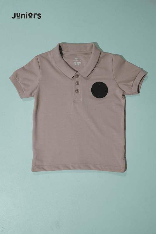 JUNIOR Boys Badge Polo Shirt