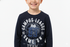 PEPPERTS! BOYS PRINTED LONG SLEEVED T-SHIRT
