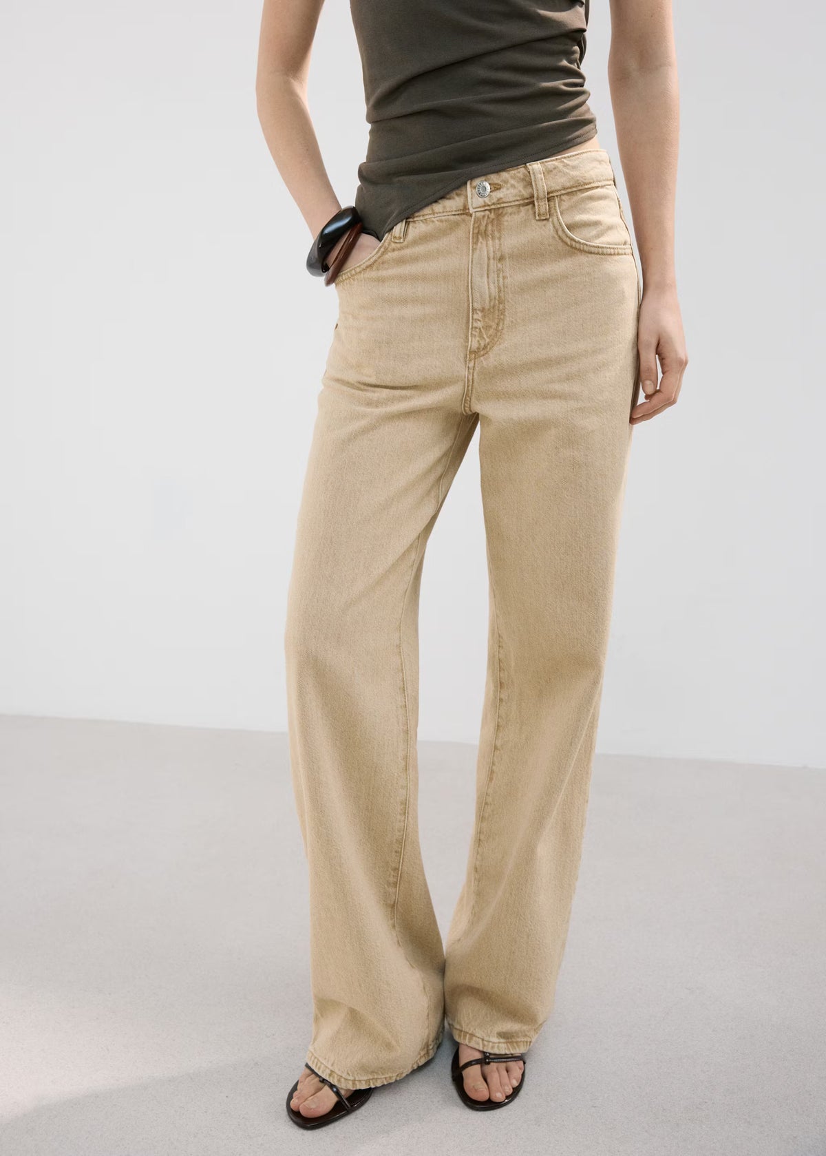 Danila high-waisted wide leg jeans