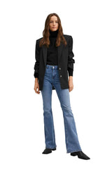 Women Medium-rise Flared Jeans
