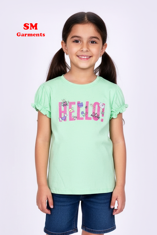 Girls Cotton T-Shirt