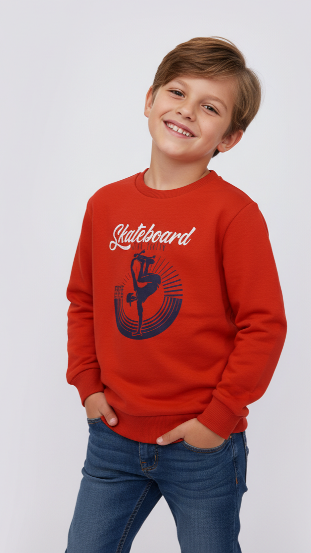 PRENATAL BOYS PRINTED SWEATSHIRT