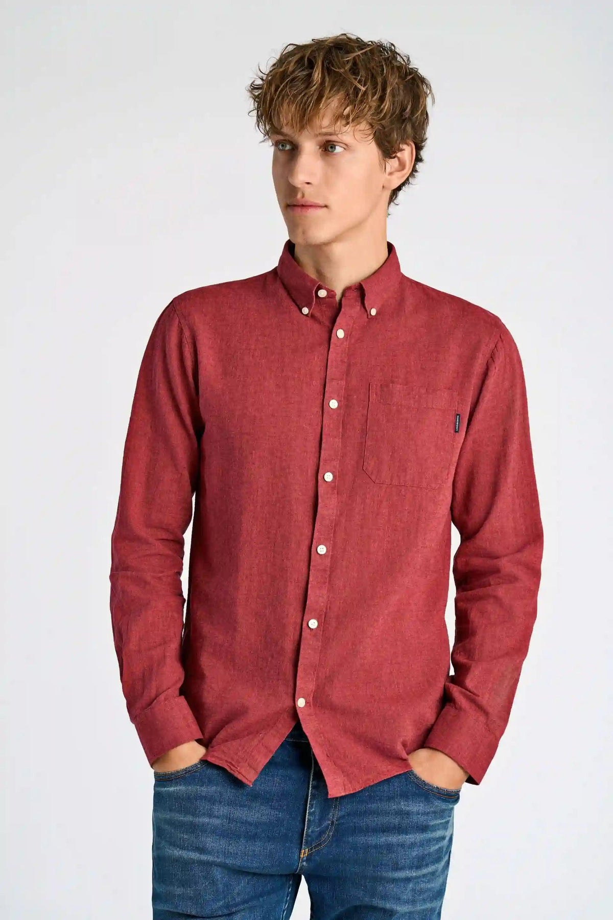 LINDBERGH LINEN SHIRT RELAXED FIT