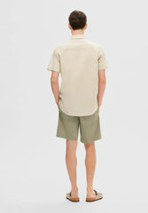 Selected Homme Men Linen Shirt