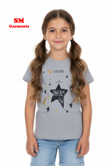 My Favorite Girls' Grey “Everything with a Dream” Star Graphic Tee