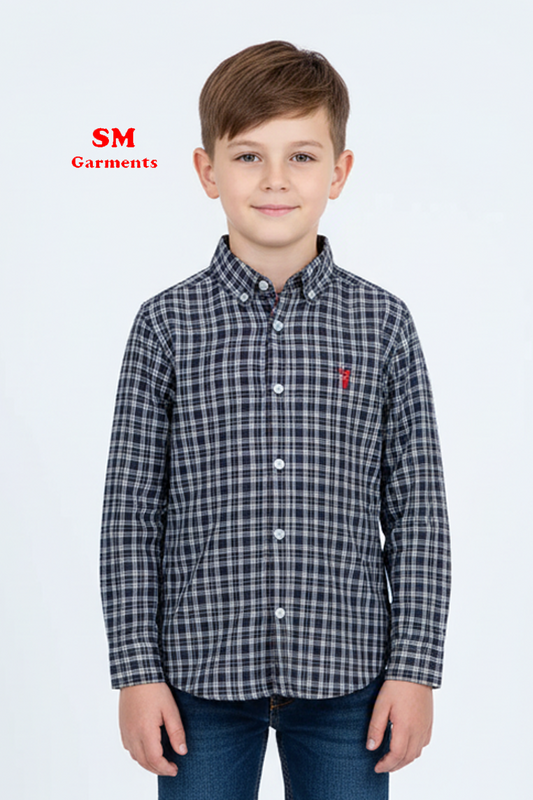 BOYS CHECKED SHIRT