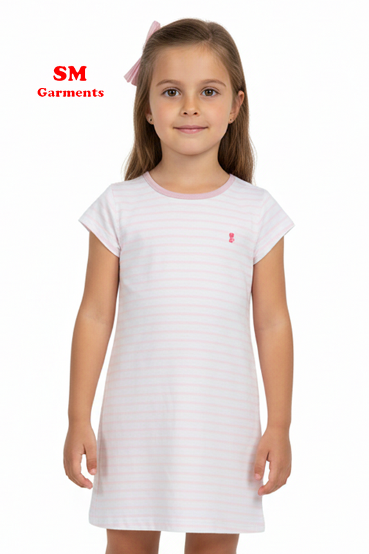 Okaïdi Obaïbi Baby Girls Pink Striped Dress