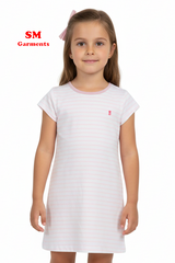 Okaïdi Obaïbi Baby Girls Pink Striped Dress