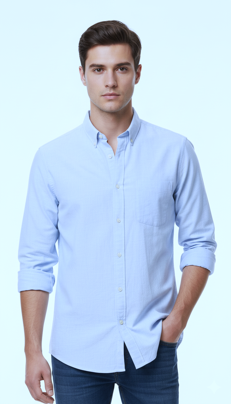 ZR MENS BASIC POCKET SHIRT