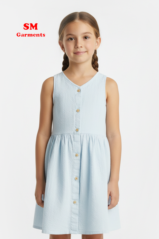 GIRLS LONG COTTON VEST TOP
