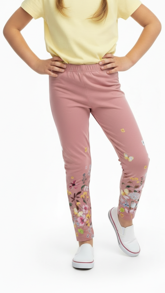 H&amp;M لڑکیاں ہلکی سبز بلیوں کی ٹانگیں 