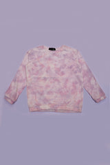 ROADWEAR Girls Pink Tie Dye Sweatshirt