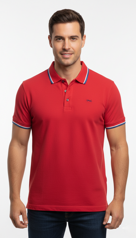 BRAX MENS LOGO BASIC POLO