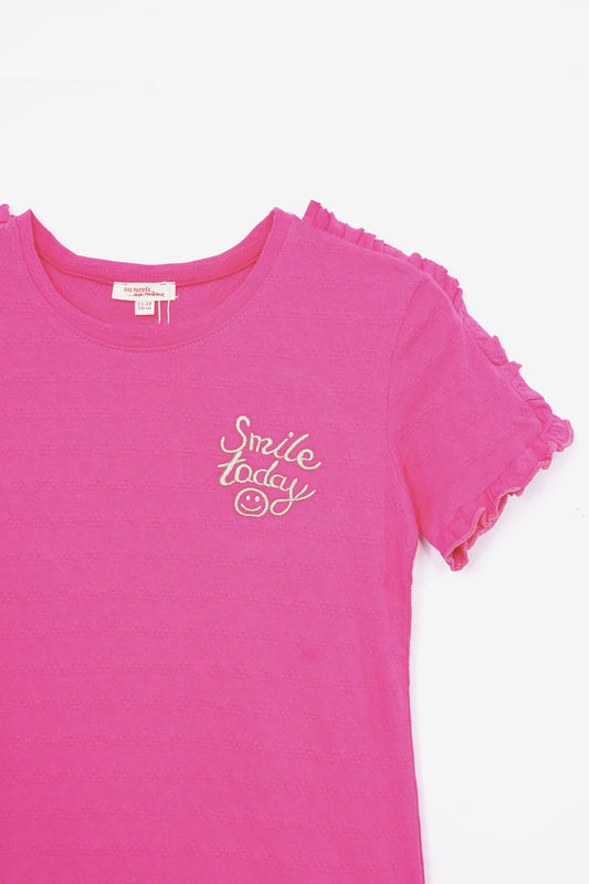 DU PAREIL GIRLS SMILE TODAY T-SHIRT