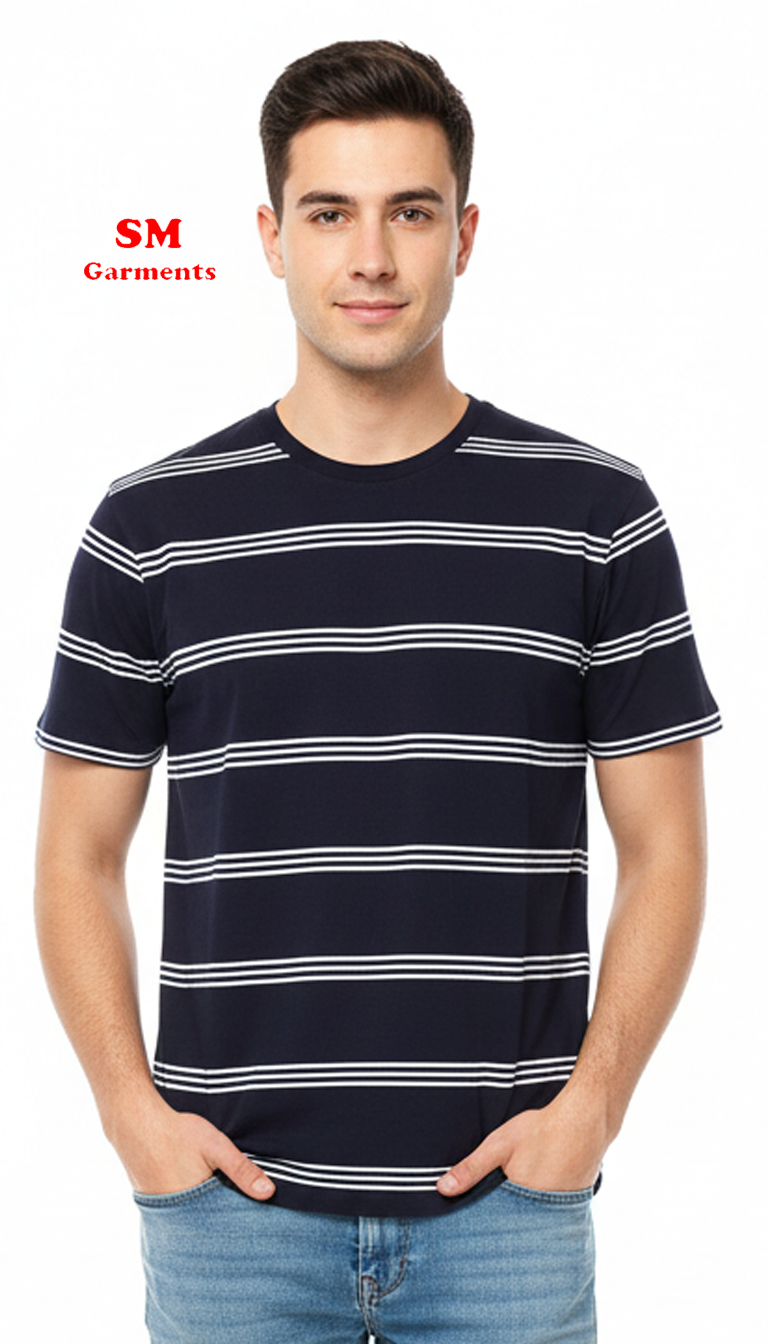INEXTENSO MENS STRIPES T SHIRT