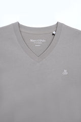 MARC O' POLO V-Neck Plain T-Shirt With Pocket Logo