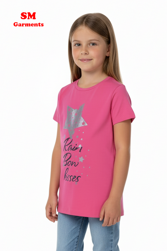FUTURINO GIRLS PRINTED TEES