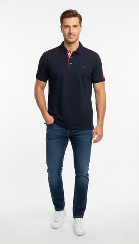 BRAX MENS LOGO BASIC POLO