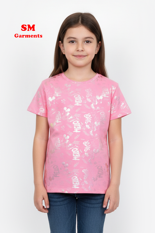 Girls Cotton T-Shirt