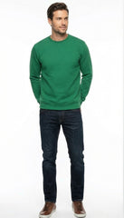 PB Mens Textured CrewNeck Sweatshirt