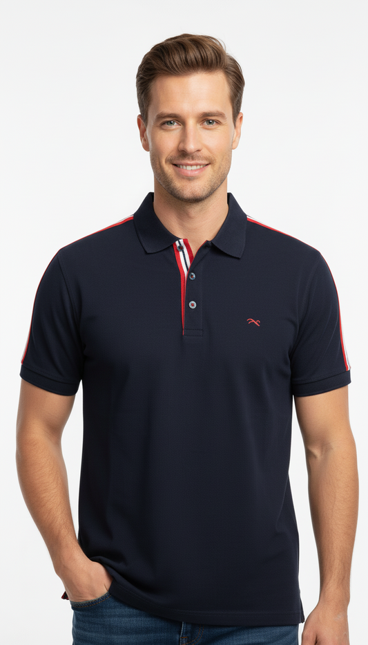 BRAX MENS LOGO BASIC POLO