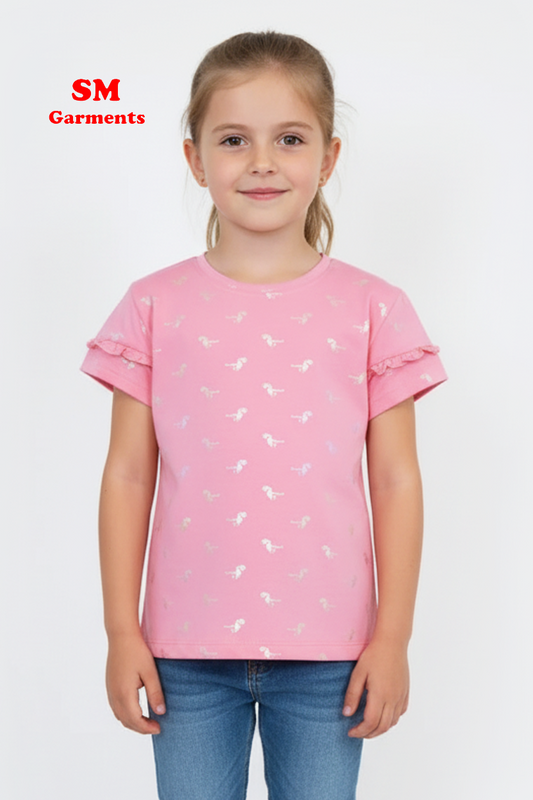 Girls Cotton T-Shirt