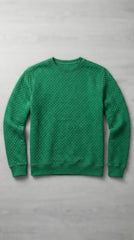 PB Mens Textured CrewNeck Sweatshirt